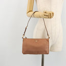 PRADA Accessory Pouch Nylon Pink Gold Auth 175840-23