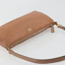 PRADA Accessory Pouch Nylon Pink Gold Auth 175840-6