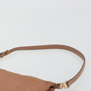 PRADA Accessory Pouch Nylon Pink Gold Auth 175840-8