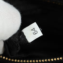 PRADA Galleria Hand Bag Safiano leather 2way Black Gold Auth 175843SAM-27