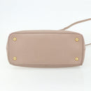 PRADA Galleria Hand Bag Safiano Leather 2way Pink Gold Auth 175845A-5