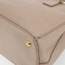 PRADA Galleria Hand Bag Safiano Leather 2way Pink Gold Auth 175845A-18