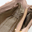 PRADA Galleria Hand Bag Safiano Leather 2way Pink Gold Auth 175845A-22
