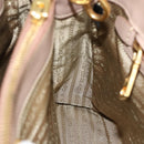 PRADA Galleria Hand Bag Safiano Leather 2way Pink Gold Auth 175845A-23