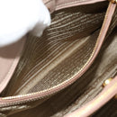 PRADA Galleria Hand Bag Safiano Leather 2way Pink Gold Auth 175845A-25