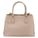 PRADA Galleria Hand Bag Safiano Leather 2way Pink Gold Auth 175845A-2
