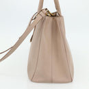 PRADA Galleria Hand Bag Safiano Leather 2way Pink Gold Auth 175845A-4