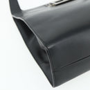 GUCCI Shoulder Bag Leather Black Silver 001 3043 Auth 175847-15