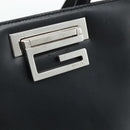 GUCCI Shoulder Bag Leather Black Silver 001 3043 Auth 175847-18