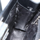 GUCCI Shoulder Bag Leather Black Silver 001 3043 Auth 175847-20