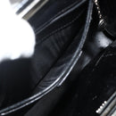 GUCCI Shoulder Bag Leather Black Silver 001 3043 Auth 175847-10