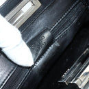 GUCCI Shoulder Bag Leather Black Silver 001 3043 Auth 175847-12