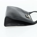 GUCCI Shoulder Bag Leather Black Silver 001 3043 Auth 175847-4