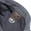 FENDI Mamma Baguette Shoulder Bag Cotton Gray Silver Auth 175848-19