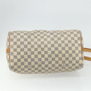 LOUIS VUITTON Damier Azur Speedy Bandouliere 35 Hand Bag N41372 LV Auth 175852-5