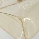 HERMES Vinyl Kelly Hand Bag Vinyl Clear Auth 175855-16