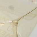 HERMES Vinyl Kelly Hand Bag Vinyl Clear Auth 175855-17