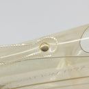 HERMES Vinyl Kelly Hand Bag Vinyl Clear Auth 175855-10