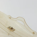 HERMES Vinyl Kelly Hand Bag Vinyl Clear Auth 175855-14