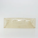 HERMES Vinyl Kelly Hand Bag Vinyl Clear Auth 175855-5