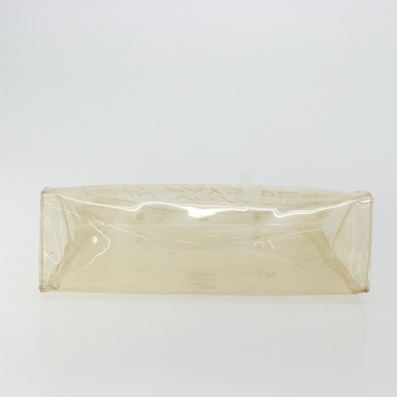 HERMES Vinyl Kelly Hand Bag Vinyl Clear Auth 175855