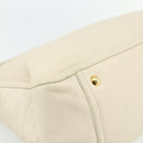 Miu Miu Hand Bag Leather 2way Ivory Gold Auth 175857-15