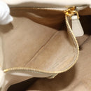 Miu Miu Hand Bag Leather 2way Ivory Gold Auth 175857-22