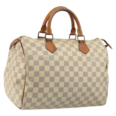 LOUIS VUITTON Damier Azur Speedy 30 Hand Bag N41533 LV Auth 175865A