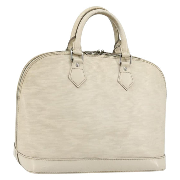 LOUIS VUITTON Epi Alma Hand Bag White Yvoire M4030J LV Auth 175869