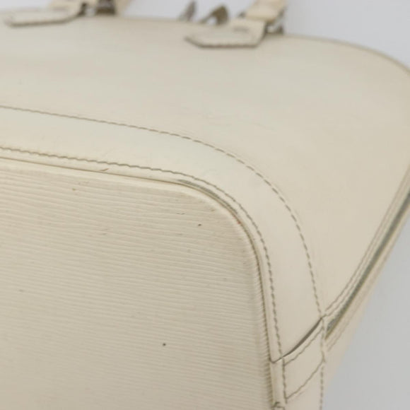 LOUIS VUITTON Epi Alma Hand Bag White Yvoire M4030J LV Auth 175869