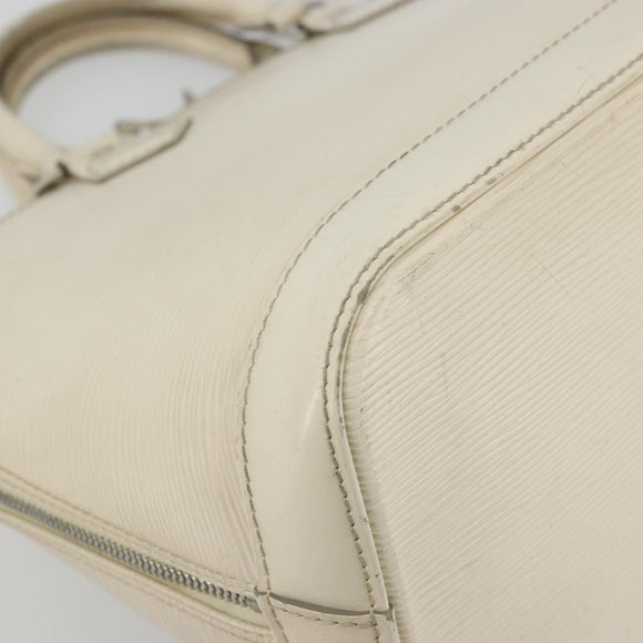 LOUIS VUITTON Epi Alma Hand Bag White Yvoire M4030J LV Auth 175869