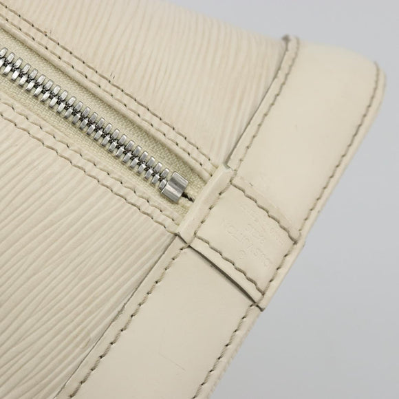 LOUIS VUITTON Epi Alma Hand Bag White Yvoire M4030J LV Auth 175869