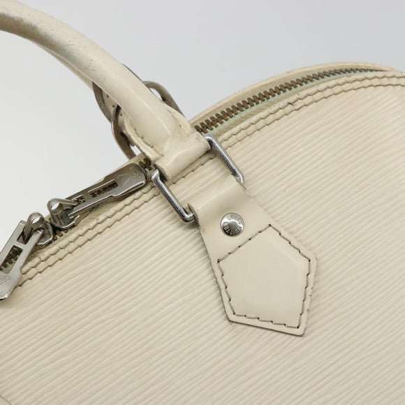 LOUIS VUITTON Epi Alma Hand Bag White Yvoire M4030J LV Auth 175869