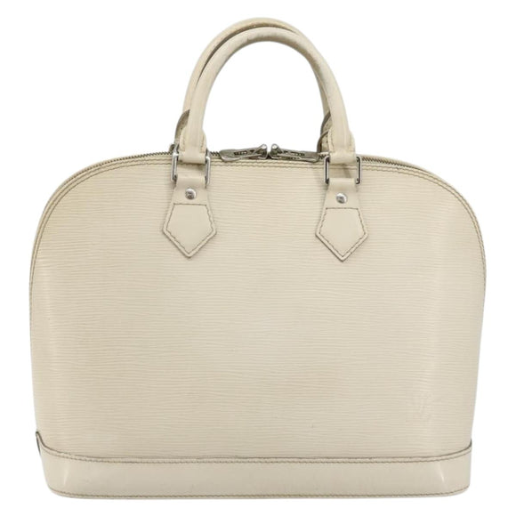 LOUIS VUITTON Epi Alma Hand Bag White Yvoire M4030J LV Auth 175869