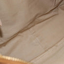 Chloe Paraty Hand Bag Leather 2way Brown Gold Auth 175870A-18