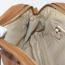 Chloe Paraty Hand Bag Leather 2way Brown Gold Auth 175870A-20