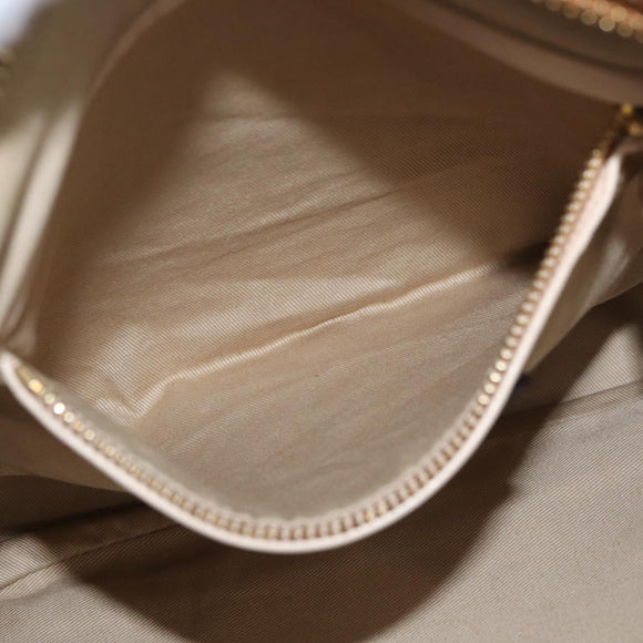 Chloe Paraty Hand Bag Leather 2way Brown Gold Auth 175870A