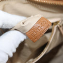 Chloe Paraty Hand Bag Leather 2way Brown Gold Auth 175870A-23