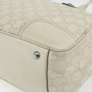 GUCCI GG Canvas Guccissima WebSherry Line Bag Leather Ivory 293599 Auth 175873-12