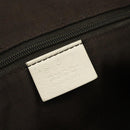 GUCCI GG Canvas Guccissima WebSherry Line Bag Leather Ivory 293599 Auth 175873-15