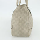 GUCCI GG Canvas Guccissima WebSherry Line Bag Leather Ivory 293599 Auth 175873-4