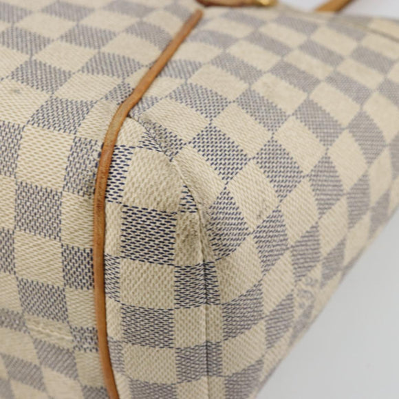 LOUIS VUITTON Damier Azur Totally PM Tote Bag N41280 LV Auth 175875