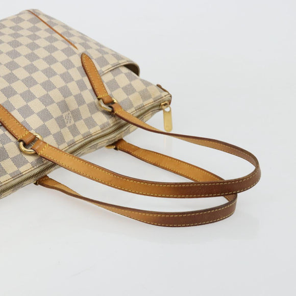 LOUIS VUITTON Damier Azur Totally PM Tote Bag N41280 LV Auth 175875