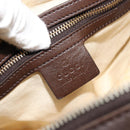 GUCCI GG Canvas Mini Boston Bag Beige Gold 269876 Auth 175892-16