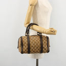 GUCCI GG Canvas Mini Boston Bag Beige Gold 269876 Auth 175892-23