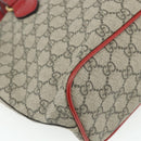 GUCCI GG Supreme Mystic Cat Hand Bag PVC 2way Beige Gold 473887 Auth 175893A-18
