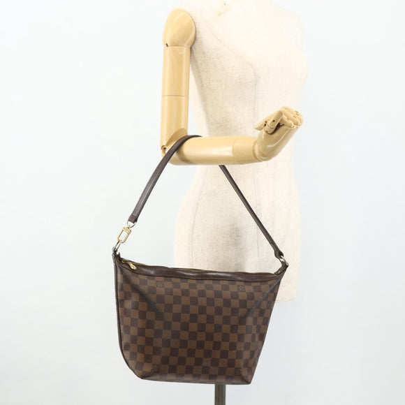 LOUIS VUITTON Damier Ebene Illovo MM Umhängetasche N51995 LV Auth 175901