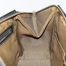 FENDI Zucca Canvas Hand Bag Brown Black Auth 175903-20