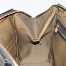 FENDI Zucca Canvas Handtasche Braun Schwarz Auth 175903-21