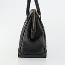 FENDI Zucca Canvas Handtasche Braun Schwarz Auth 175903-4